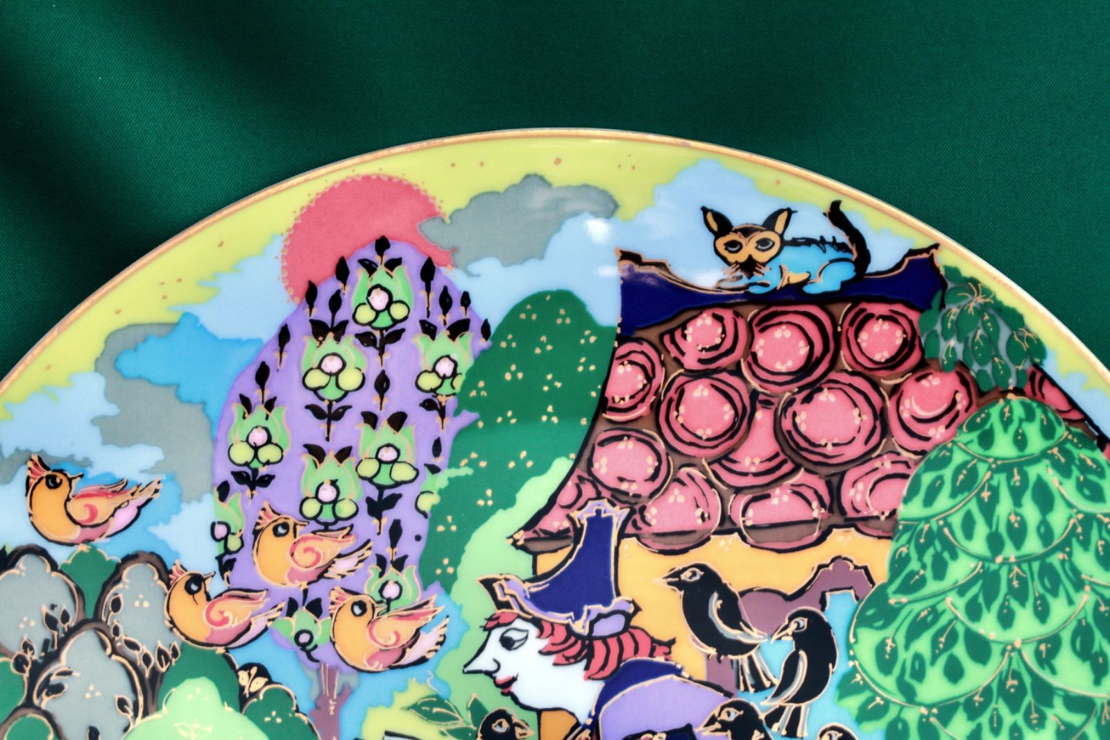 ローゼンタール ビョルン・ヴィンブラッド飾り絵皿「ヘンゼルと