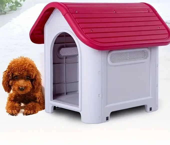 ペットハウス スリム シンプル コンパクト 省スペース キャットハウス ドッグハウス 通気性 防水 犬 猫 シェルター かわいい プラスチック 春 夏 秋 冬 通年 ペット用品 小型犬 中型犬 小型猫 中型猫 大型猫