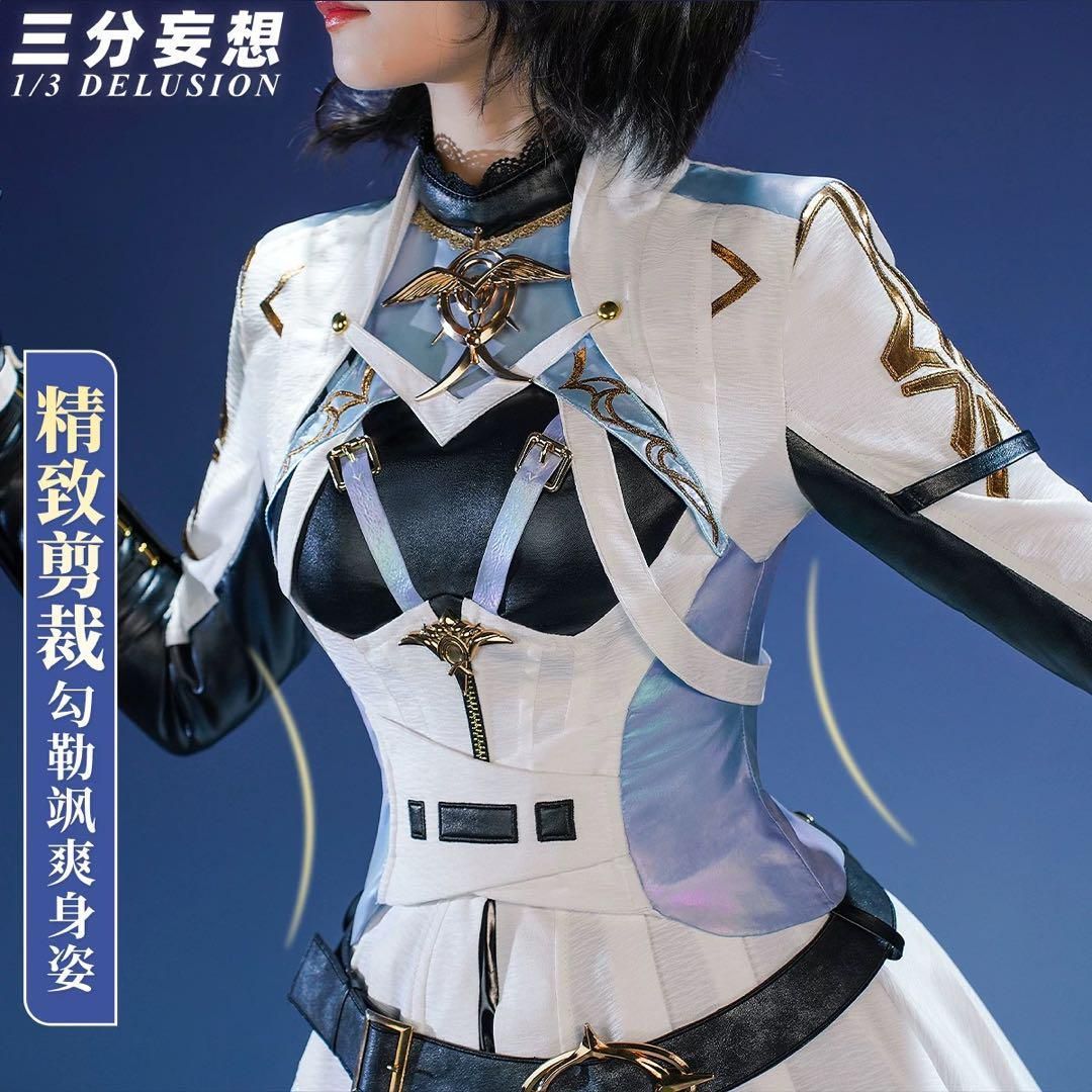三分妄想　恋と深空 ヒロイン　モモコ コスプレ　衣装 三分妄想 恋と深空 ヒロイン モモコ コスプレ衣装 ウィッグ・靴