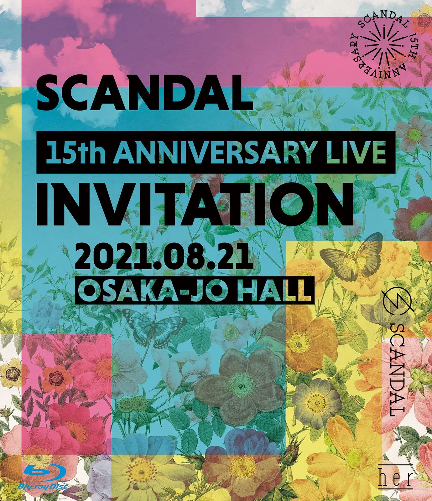 SCANDAL 15周年ライブポスターとポスターカレンダーセット SCANDAL 15周年ライブ招待状とポスターカレンダーセット