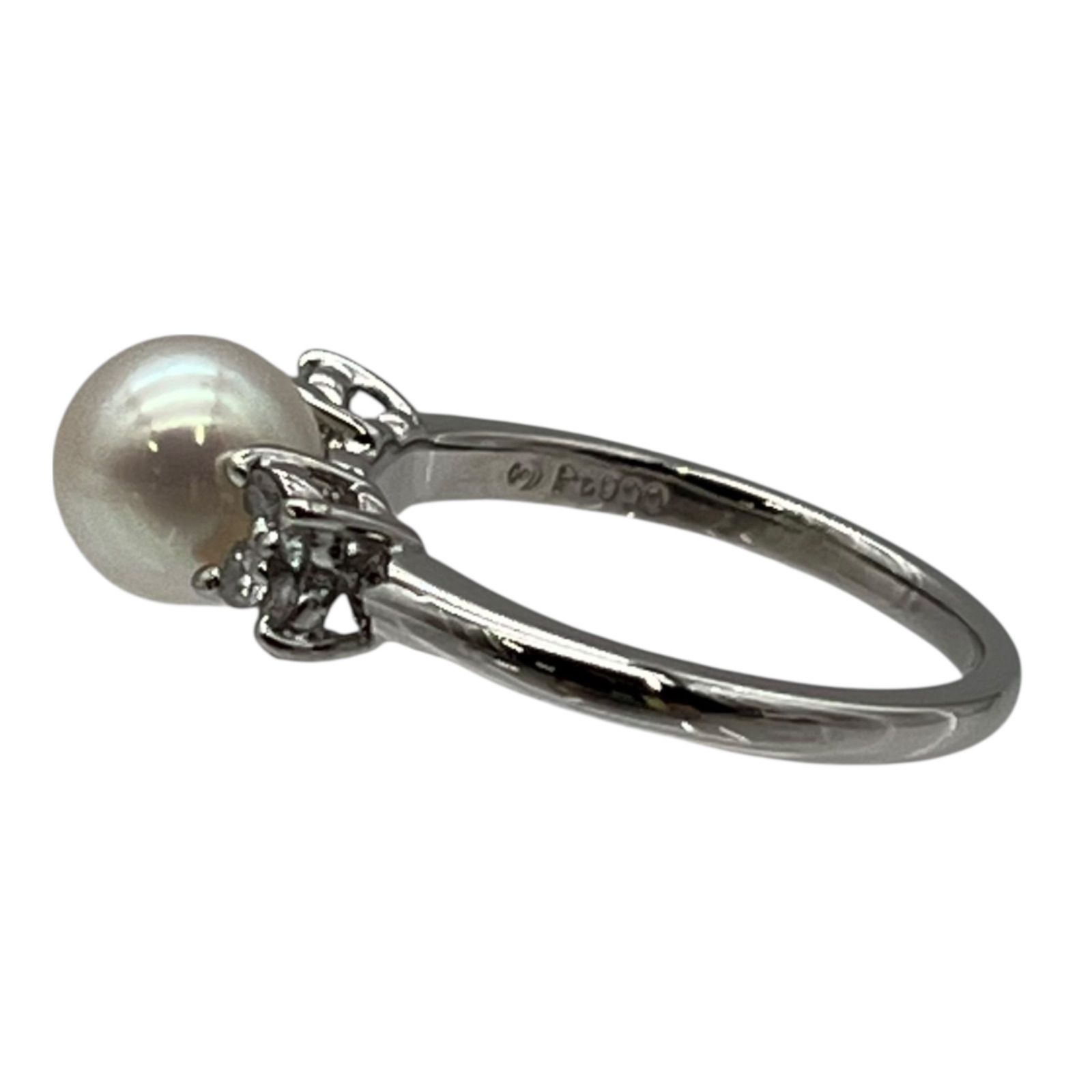 ○美品 TASAKI タサキ 指輪 リング パール ダイヤモンド 7.5号 ○美品 TASAKI タサキ 指輪 リング パール ダイヤモンド 7.5号