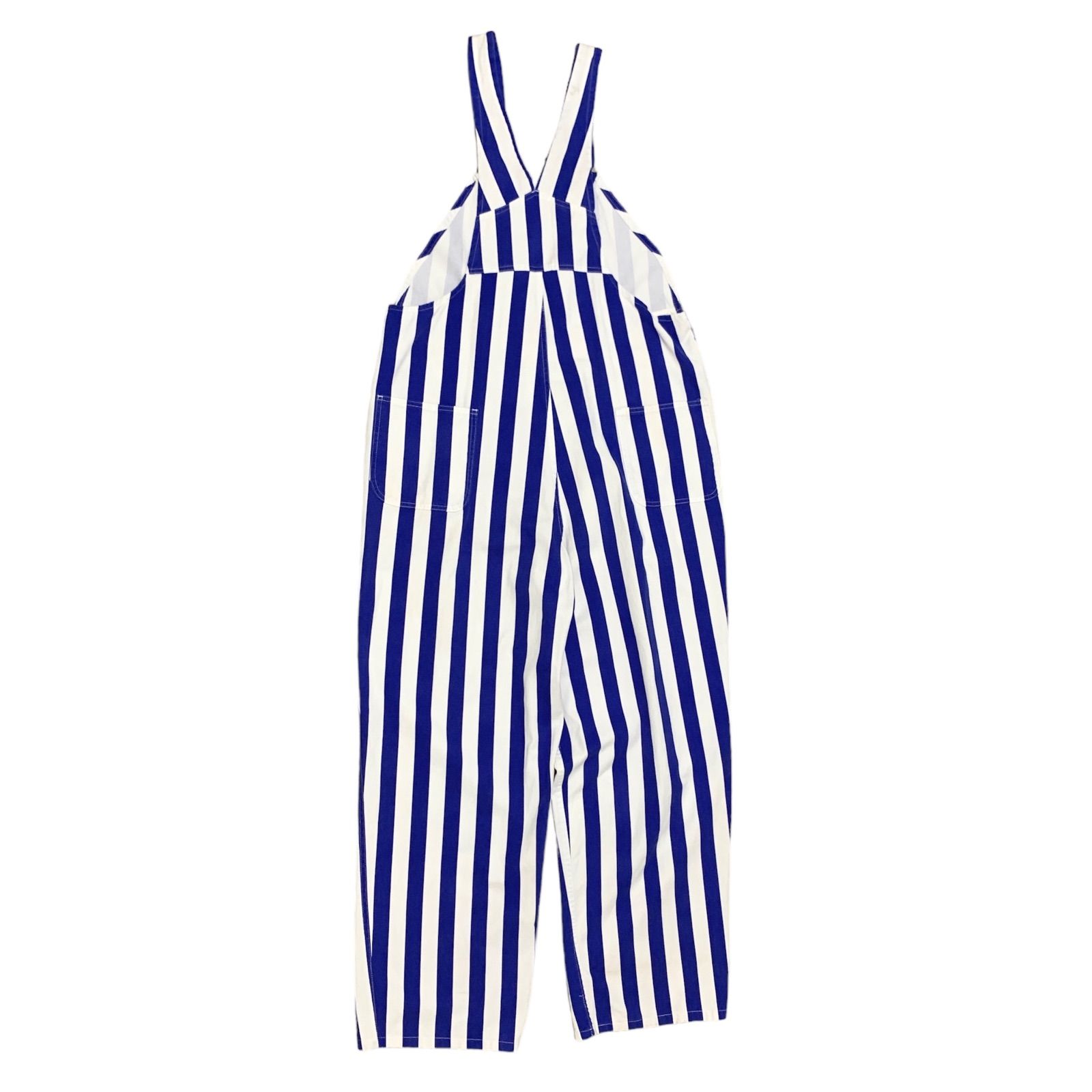 GAME BIBS ゲームビブス ストライプ オーバーオール GAME BIBS” Overall (BLUE STRIPE) ゲームビブス オーバーオール