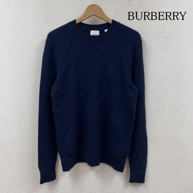 BURBERRY バーバリー ニット、セーター 長袖 カシミヤ 100% ロゴ 刺繍 クルーネック ニット セーター 8018645
