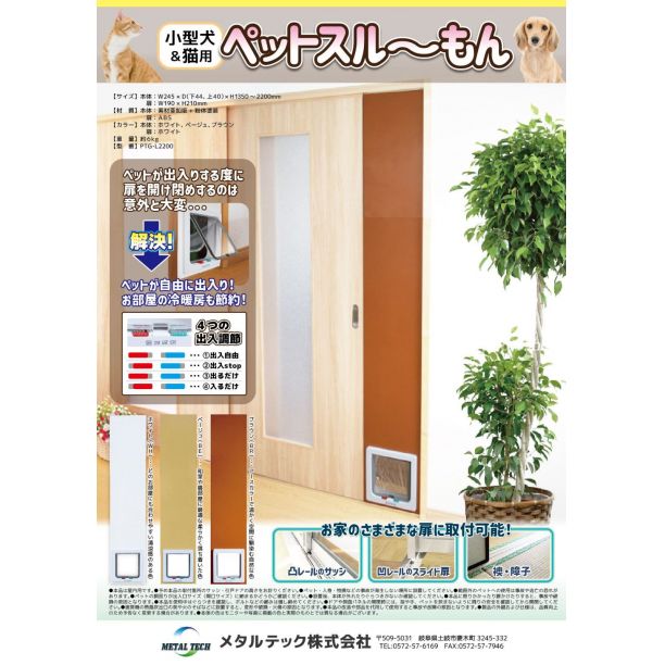 ペットスルーもん ca850