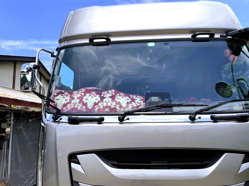 大型用ナンバー枠 トンガリ 星抜き デコトラ アートトラック 大型