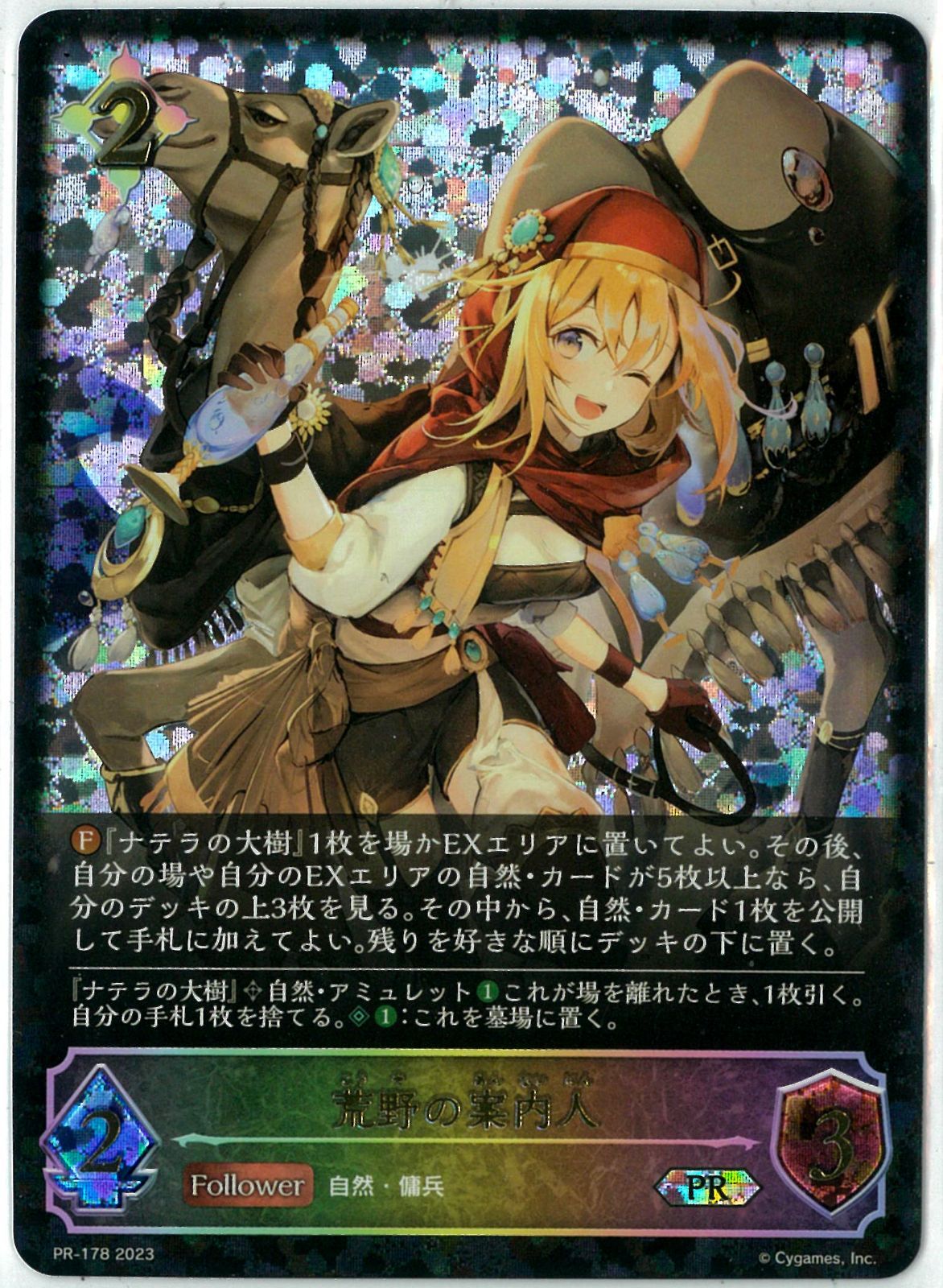 エボルヴ荒野の案内人 プロモ PR シャドバ エボルヴ Shadowverse