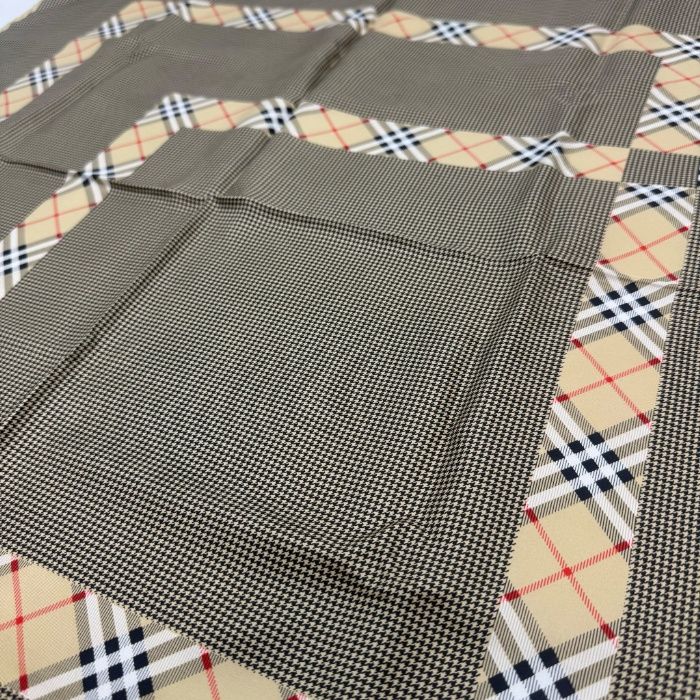 バーバリー BURBERRY スカーフ チェック 千鳥格子 シルク