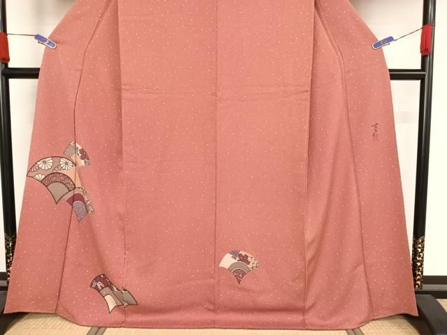 平和屋着物○染色の魔術師 染乃座・大久保玄才 そめのざ玄才 訪問着 花