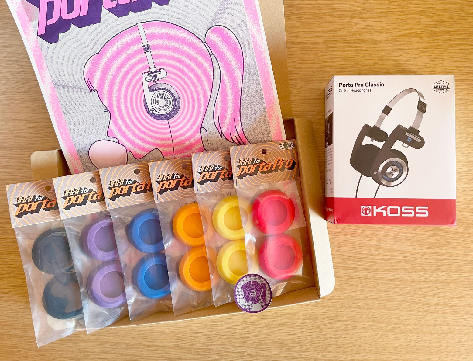 KOSS PORTAPROヘッドホン YAXI イヤーパッド 6