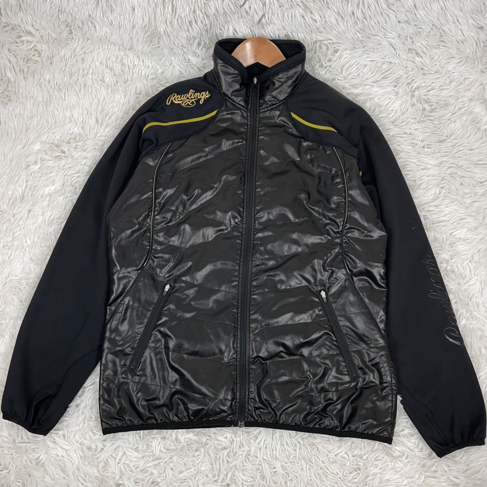 【2152】Rawlings 中綿 ウインドブレーカー グラコン セットアップ Rawlings ジャケット中綿ウインドブレーカー グラコン 長袖 ジップ