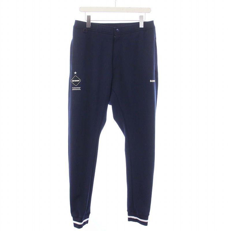 エフシーレアルブリストル F.C.Real Bristol FCRB TRAINING JERSEY PANTS ジャージ トラックパンツ イージー L 紺 ネイビー FCRB-190035 /KH