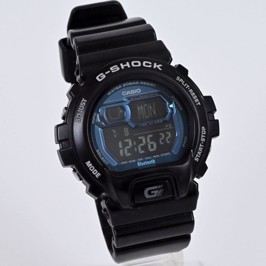 カシオ CASIO G-SHOCK GB-6900B デジタルクォーツ Quartz Men's Watch ブラック/ブルー 動作品