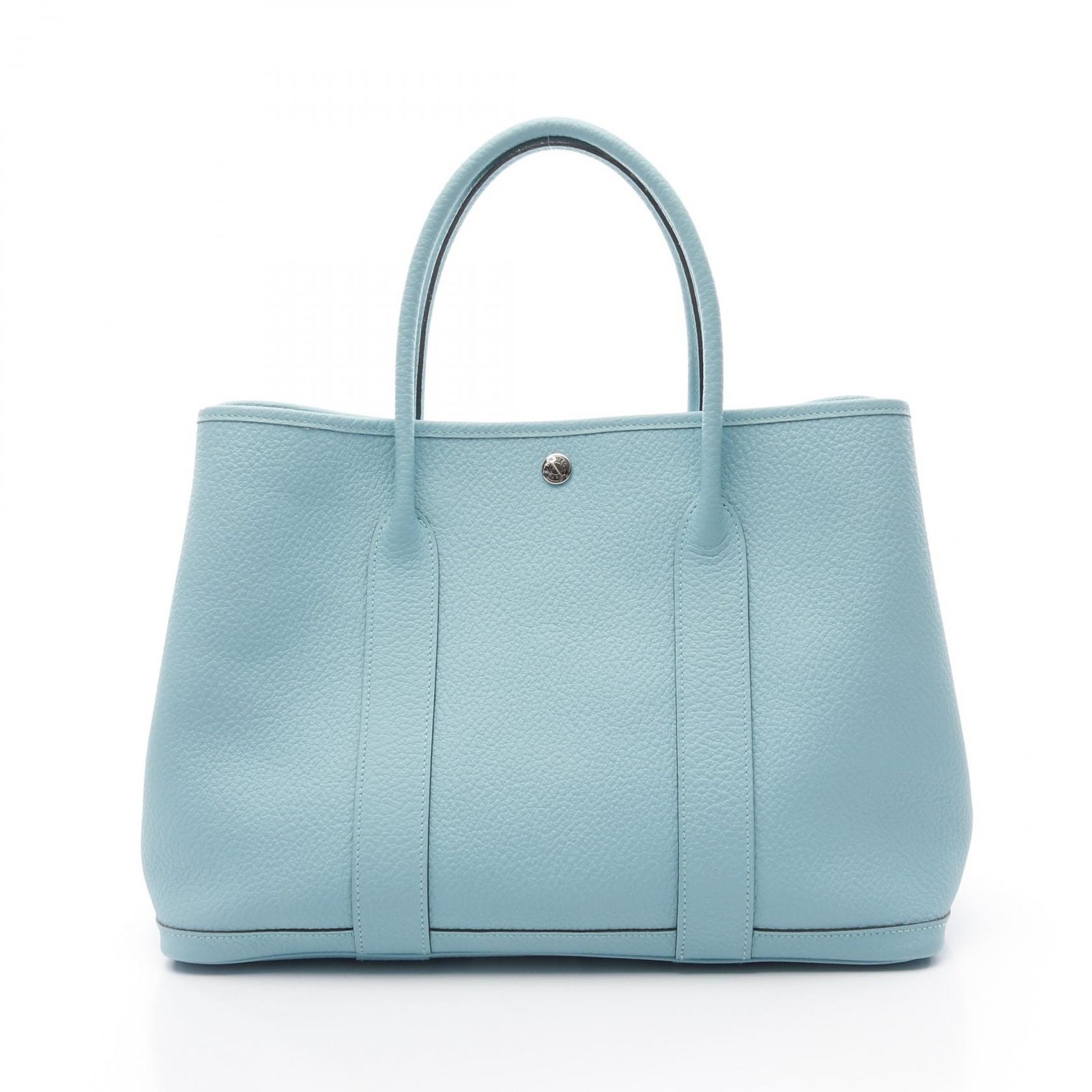 エルメス HERMES トートバッグ ガーデンパーティPM ブルーアトール カーフ 牛革 ガーデンパーティーPM ブルーアトール レディース Used A