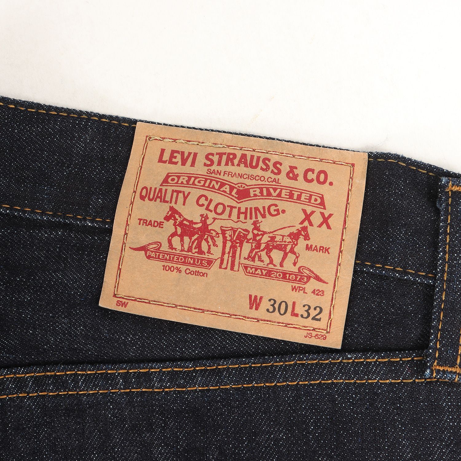 美品 STUSSY ステューシー デニム パンツ サイズ:30×32 25周年記念 Levis リーバイス セルビッチ 5ポケット デニム パンツ  50567 インディゴ ボトムス ジーンズ ジーパン【メンズ】