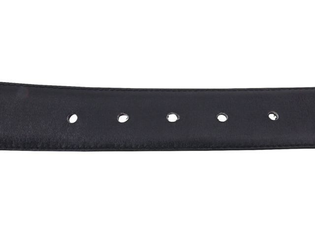 ダンヒル ベルト ♯75 30サイズ メンズ トップ式バックル dマークバックル ブラック ゴールド レザー×ゴールド金具 dunhill L3744