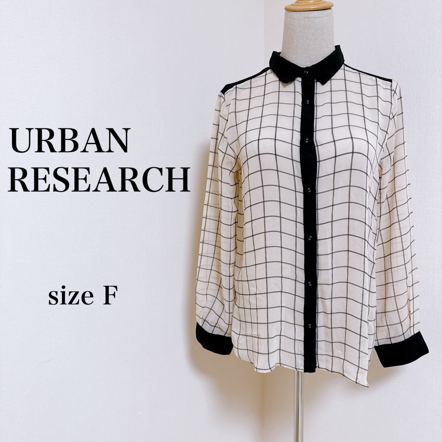 URBAN RESEARCH アーバンリサーチ トップス シャツ 長袖 シースルー 