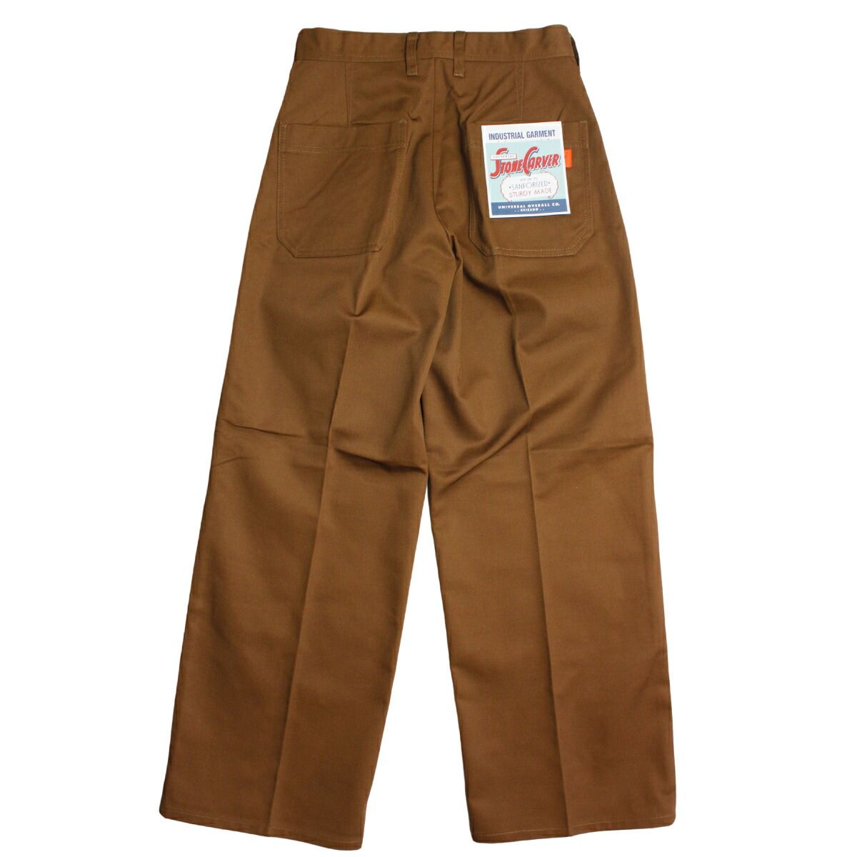 新品】 UNIVERSAL OVERALL ユニバーサルオーバーオール WIDE PANTS レディース ブラウン/ブラック/アイボリー/ネイビー  M-L U2012679 - メルカリ