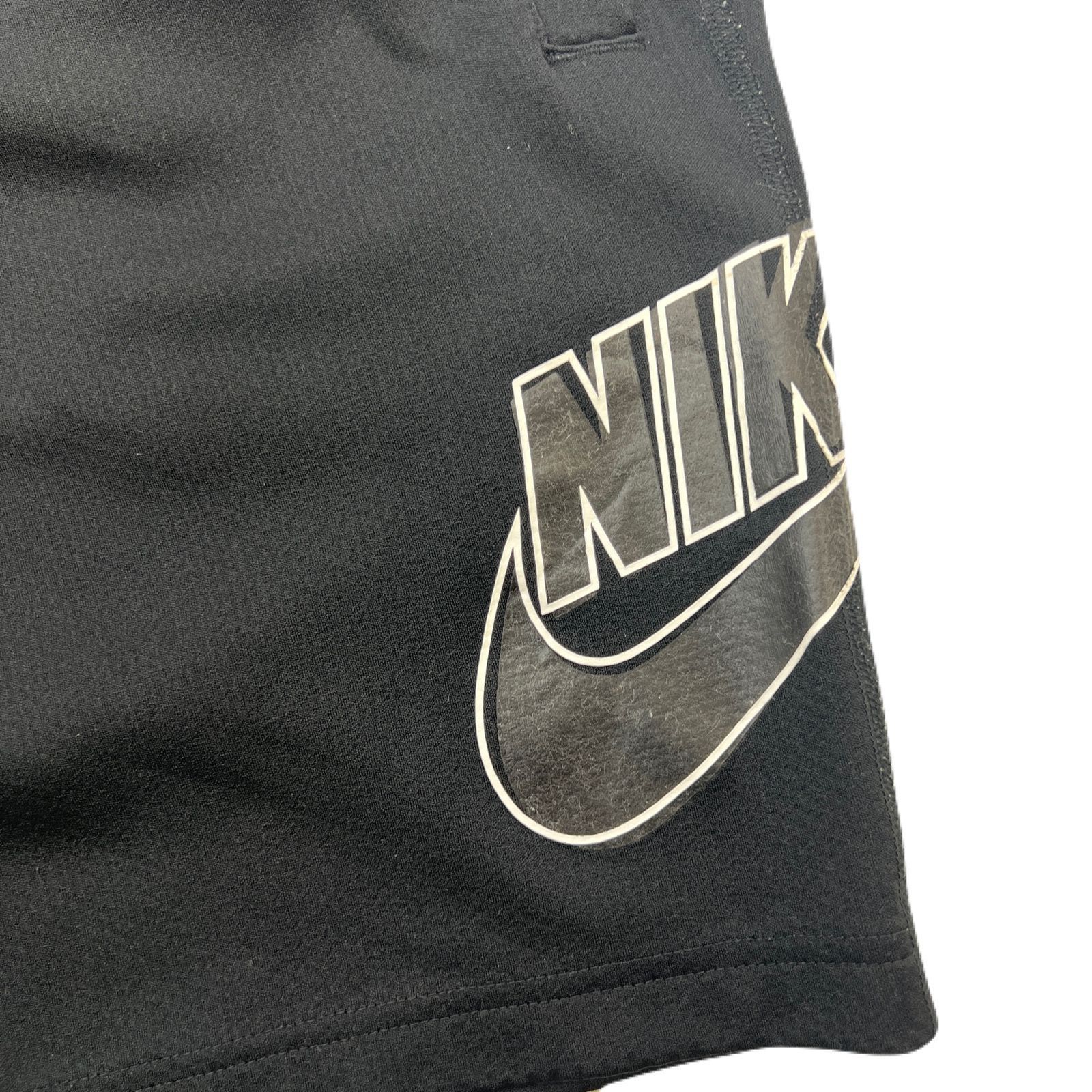 F.C.R.B NIKE　コラボ　ショートパンツ　ロゴ刺繍 ナイキ ショートパンツ スウェット ブラック 黒 サイドロゴ