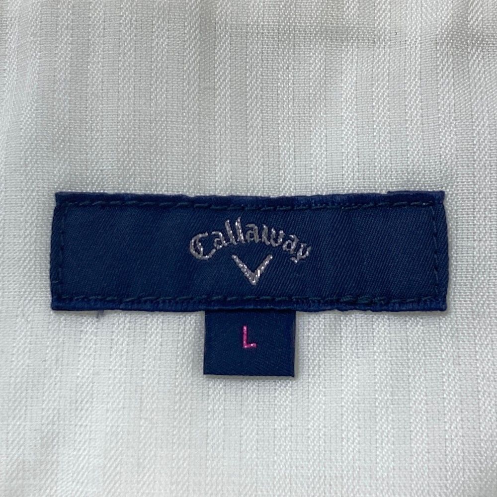 サイズ：L CALLAWAY キャロウェイ  ストレッチ セミフレアロングパンツ  ホワイト系 [240101415237] ゴルフウェア レディース ストスト サイズ：L CALLAWAY キャロウェイ ストレッチ セミフレアロング