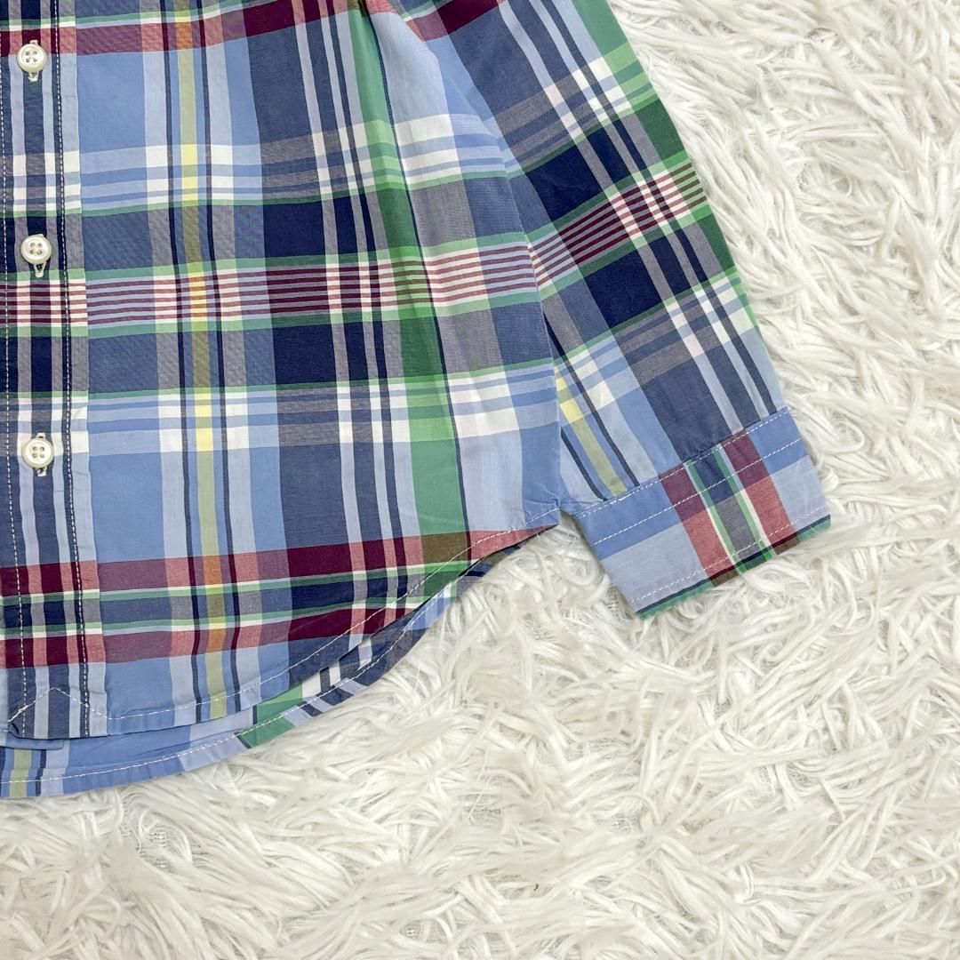 ラルフローレン 現行タグ チェック アウトレット ボタンダウンシャツ