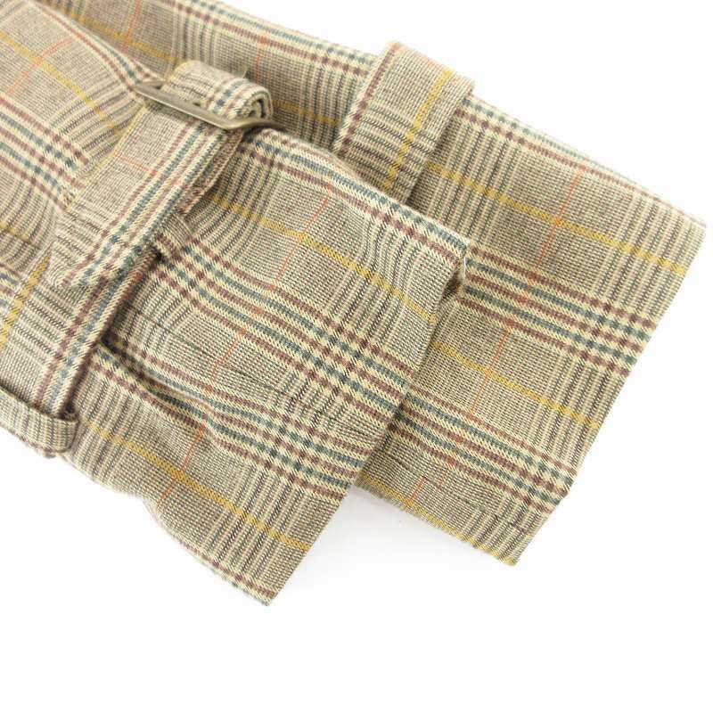 Lois CRAYON チェック柄ロングコート ロイスクレヨン⭐︎クラシックな