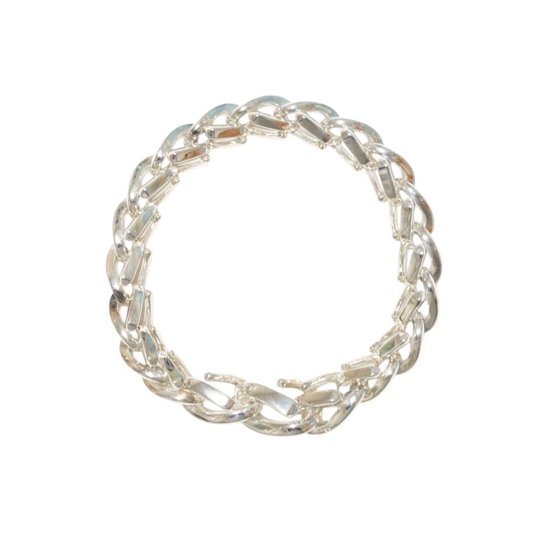 極美品 Tiffany フォージ リンク ブレスレット 20リンク ミディアム Tiffany フォージ リンク ブレスレット 20リンク ミディアム