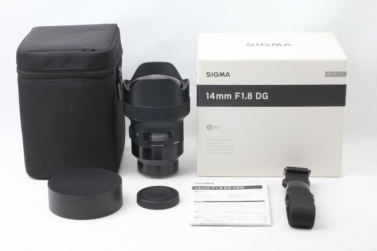 シグマ SIGMA 14mm F1.8 DG HSM Art ソニーEマウント用 付属品完備 元箱 カメラ レンズ◇43951 - メルカリ