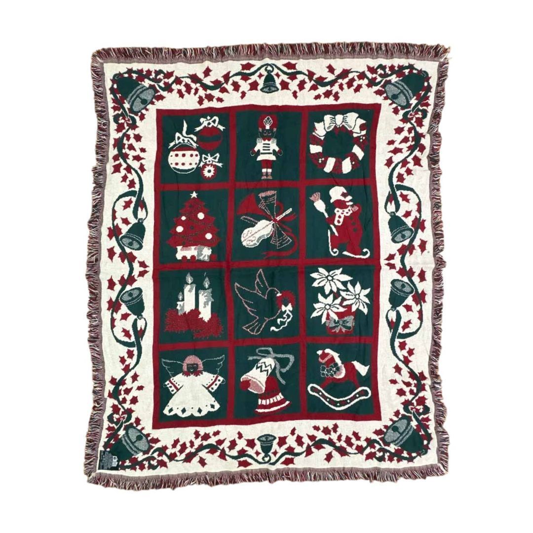 vintage ラグ カーペット、USA製、ユダヤ教、ハヌカー、宗教 516 VINTAGE - vintageラグ カーペット USA製 ジーザス キリスト教