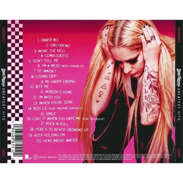 アヴリルラヴィーン アブリルラビーン ベスト CD アルバム AVRIL LAVIGNE GREATEST HITS 輸入盤 アヴリル・ラヴィーン