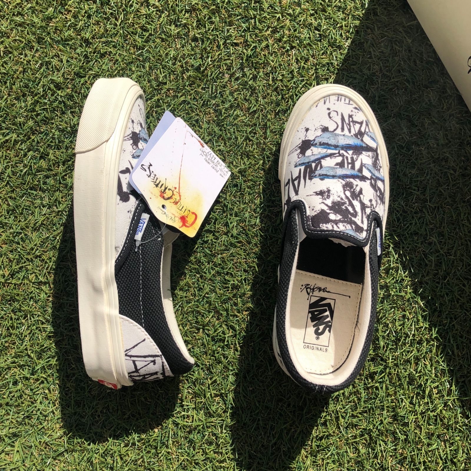 新品22.5 US企画！VANS SLIP-ON ヴァンズ スリッポン F193 - メルカリ