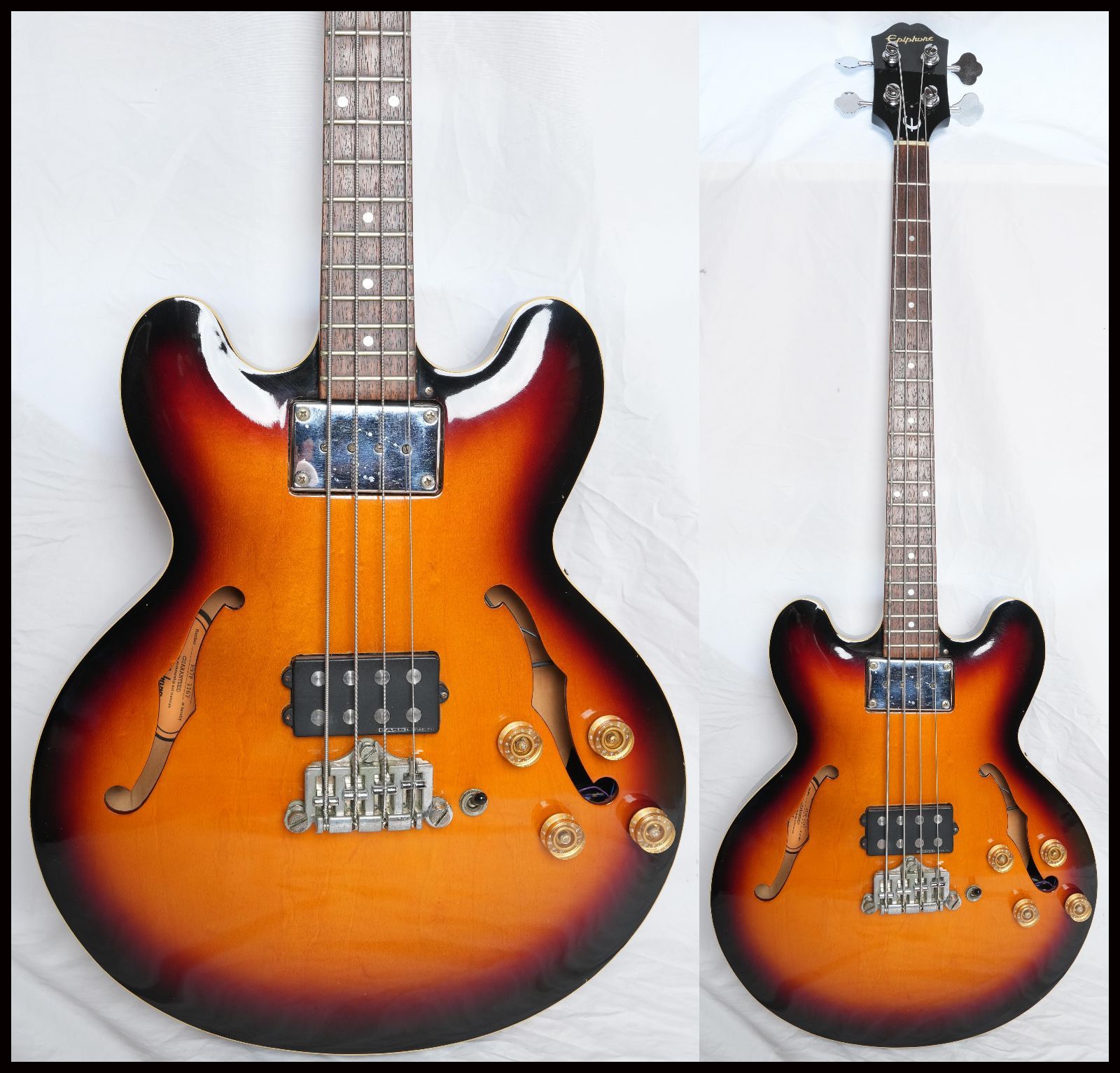 ☆Epiphone by Gibson☆RIVOLI BASS VC (改) セミアコベース