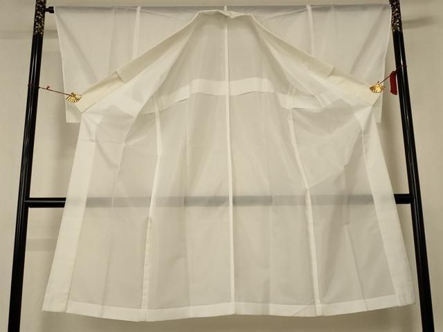 平和屋着物 夏物 長襦袢 絽 白色 洗える着物 AABC6900jd