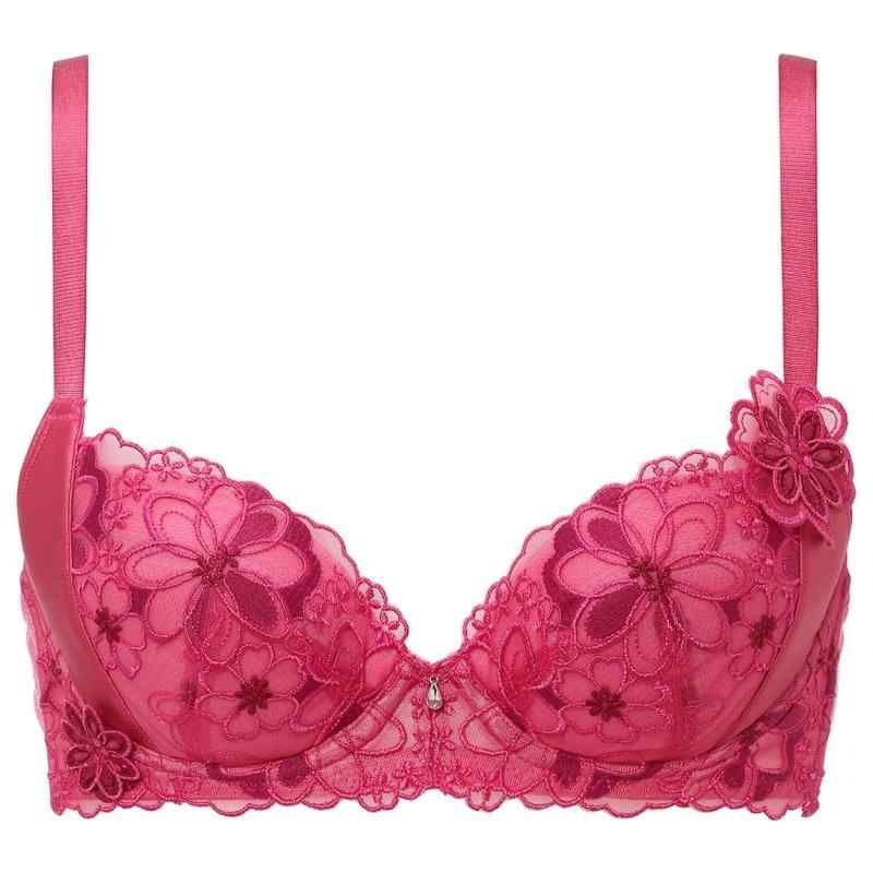 トリンプ レッドレーベル 天使のブラ スリムライン0075 ブラジャー レディース M020 ダークピンク E70