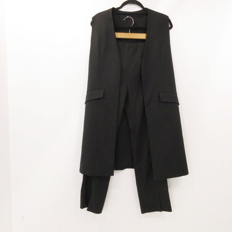 姫路東店 Mila Owen | ミラオーウェン セットアップ ノー ベストセットアップ 09WFO201004 2020S|S ブラック サイズ 1 112