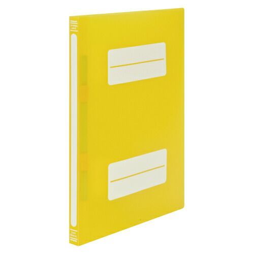 ナカバヤシ フラットファイルＰＰ ﾌF-PP80YC イエロー 1冊