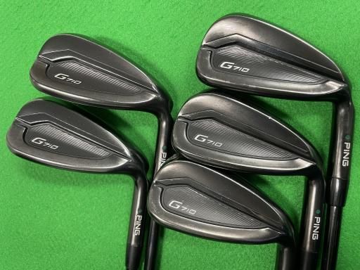 ピン G710 5S アーコス付き アイアンセット IR ALTA DISTANZA BLACK 40 フレックスR メンズ 男性用 右利き 右用 Cランク ゴルフクラブ