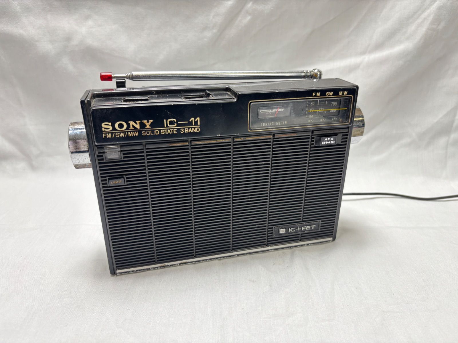 SONY ICF-110B (IC-11)ラジオ 革ケース付き