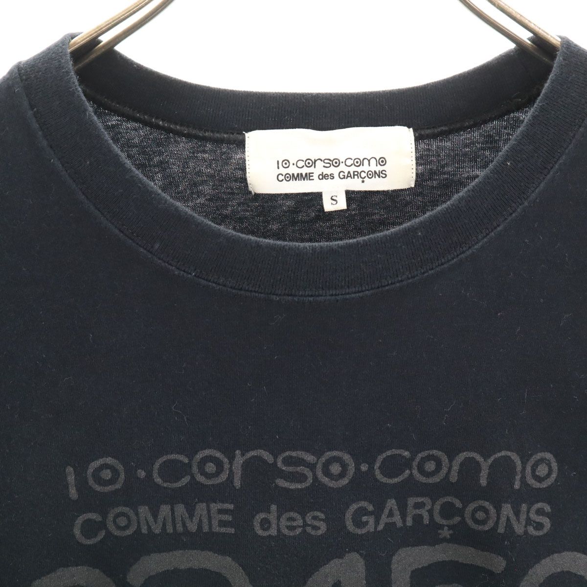 10 Corso Como COMME des GARCONS ディエチコルソコモコムデギャルソン 2003年 日本製 半袖 Tシャツ S ブラック レディース 古着 中古 中古・古着通販】10 corso como COMME des GARCONS (ディエチ