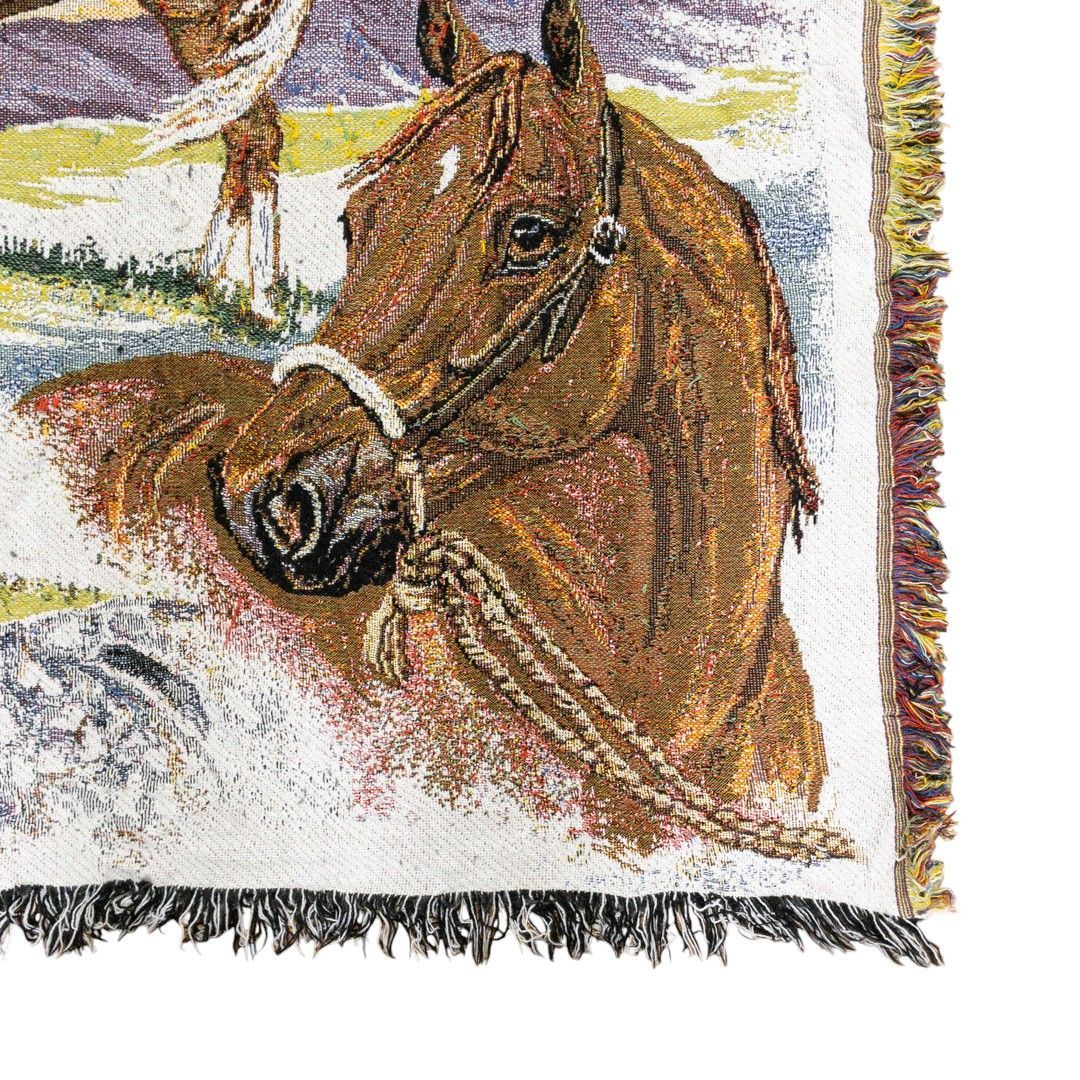 ラグ・カーペット・マット vintageラグ カーペット ホース リアル 馬 701