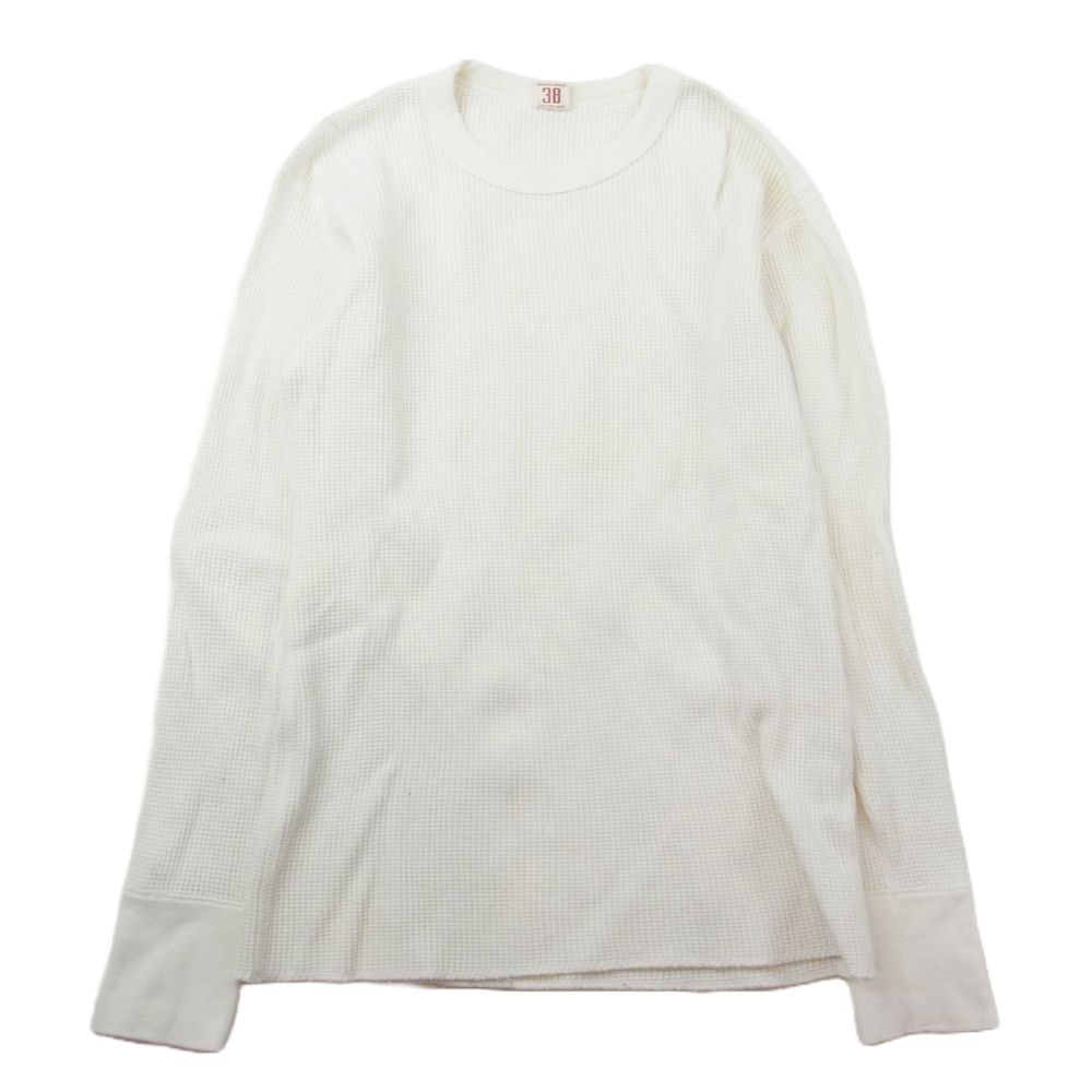 安い，定番人気 ジョーマッコイ JOE McCOY MC12123 THERMAL LONG SLEEVE サーマル ロングスリーブ カットソー 長袖 ホワイト系 M【中古】 七分・長袖カットソー