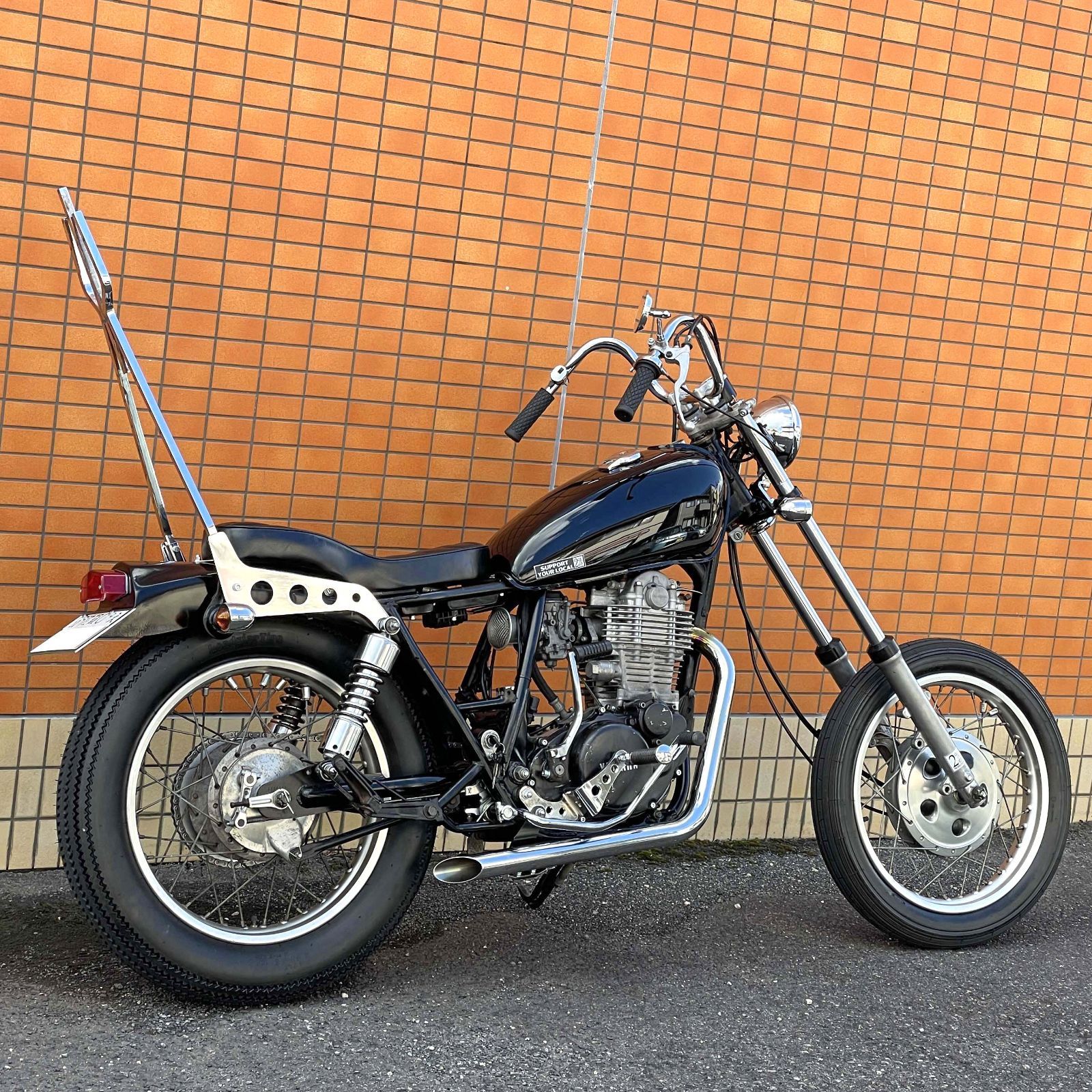 ボルトオンSR400 フラットフェンダー　vmxチョッパーsr500ビンテージ ボルトオンSR400 フラットフェンダーvmxチョッパーsr500ビンテージ