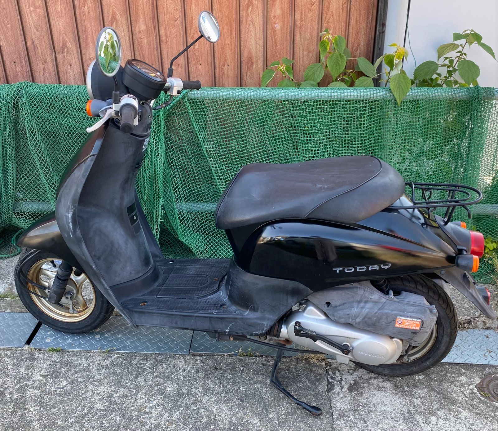 直接 ホンダ HONDA トゥデイ AF67 和歌山市発 50ccスクーター 原付 ブラック