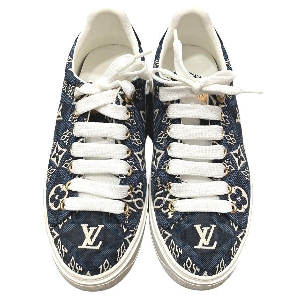 ルイヴィトン Louis Vuitton タイムアウトライン 1A7RB3 36 デニム スニーカー ブランド小物 靴 レディース