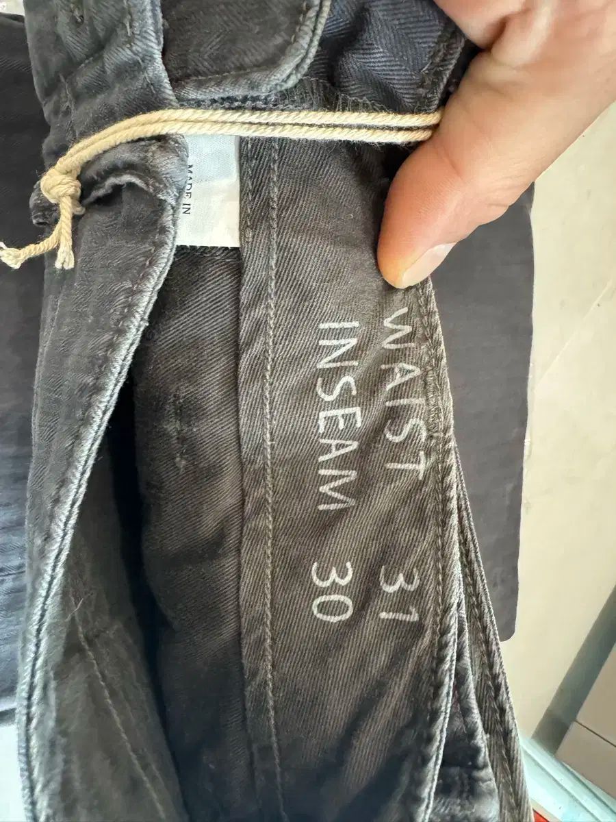 RRA ヘリンボーン フィールド パンツ ブラック 31 30