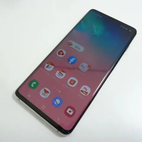 中古】 Galaxy S10 SCV41 プリズムブルー au SIMロック解除済 - メルカリ