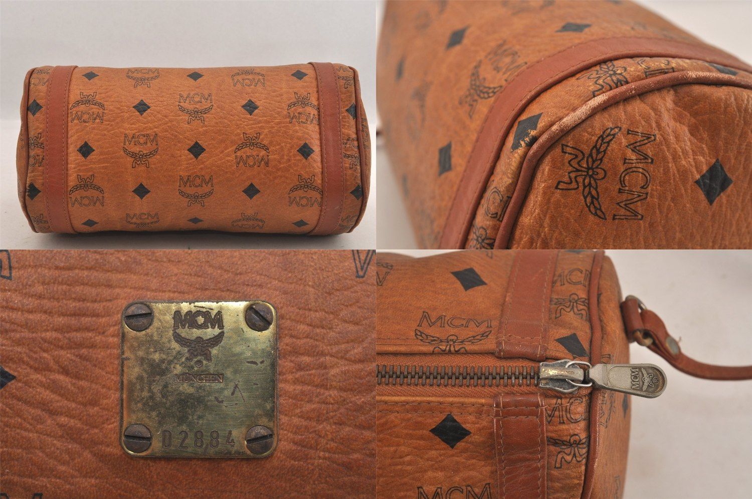 正規品 MCM ボディバッグ ヴィセトス柄 ブラウン レザー MCM エムシーエム Visetos ヴィセトス ボディバッグ ブラウン