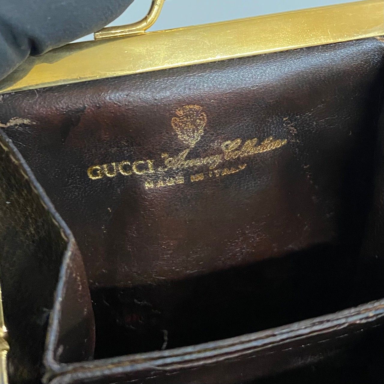 美品 GUCCI グッチ オールドグッチ ヴィンテージ シェリーライン