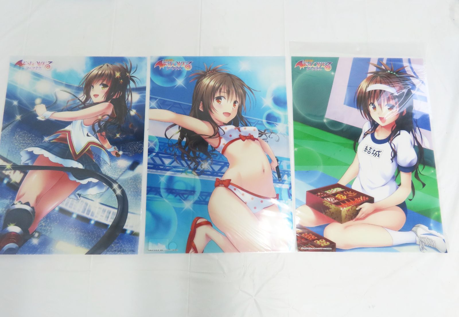 未開封☆ToLoveる ダークネス A3クリアポスター 15枚セット 唯 美柑