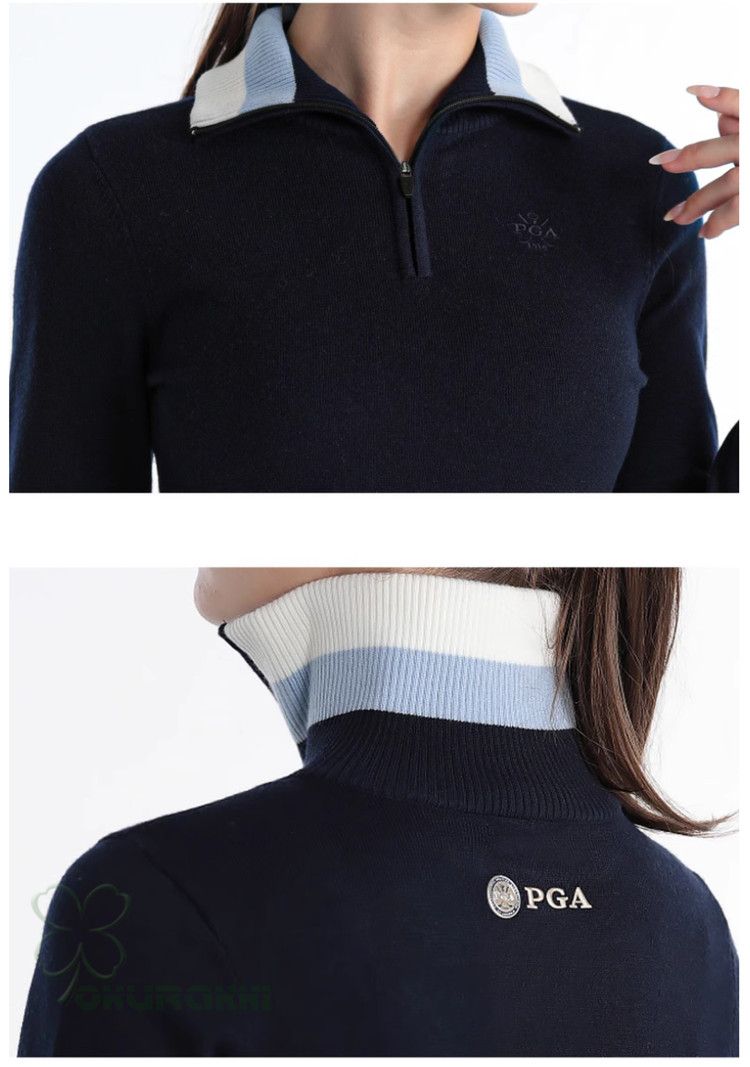 BEAMS GOLF クルーネックセーター L ネイビー BEAMS GOLF クルーネックセーター L ネイビー