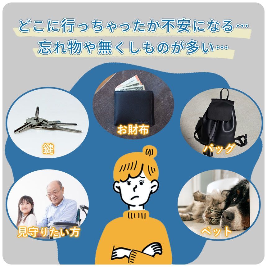 紛失防止 スマートタグ カード 5個セット ショップ GPS 追跡 鍵 キー